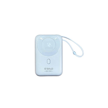 Carregador Portátil 10000mAh aGold Power Bank Multiconexões Azul - BTE-15A