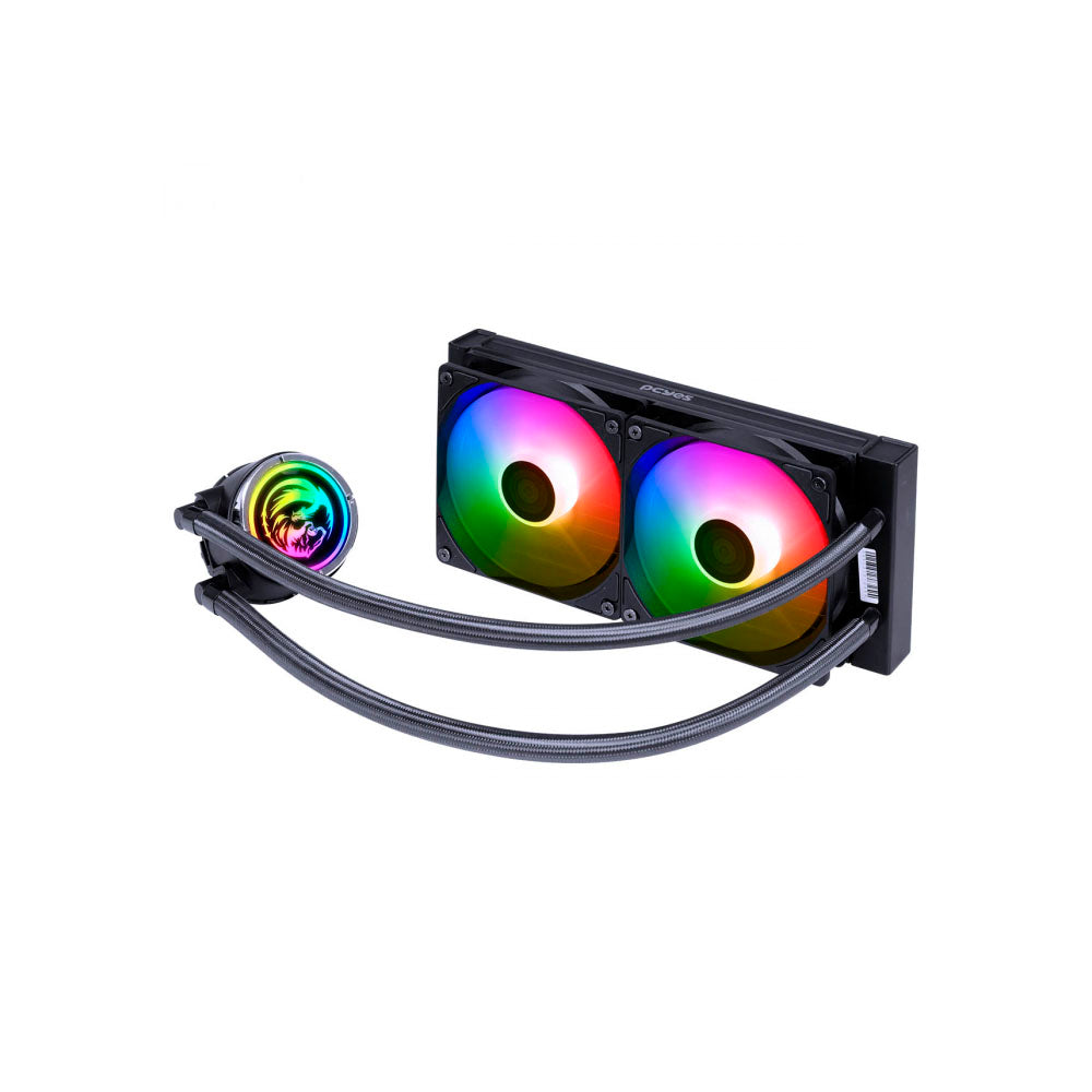 Water Cooler PCYes 2 Fans Nix 2 ARGB (Intel/AMD) Preto - PCYWCNIX240