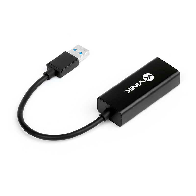 Adaptador Usb 3.0 Para Rj45 10/100/1000 (Placa De Rede Usb) Vinik - ADRJ45