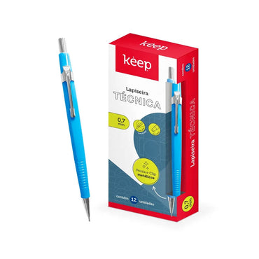 Lapiseira Técnica Keep 0,7mm Azul - EI107