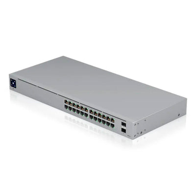 Switch 24 Portas Gigabit 10/100/1000 + 02 Sfp Ubiquiti Unifi Gerenciavel - USW-24-BR
