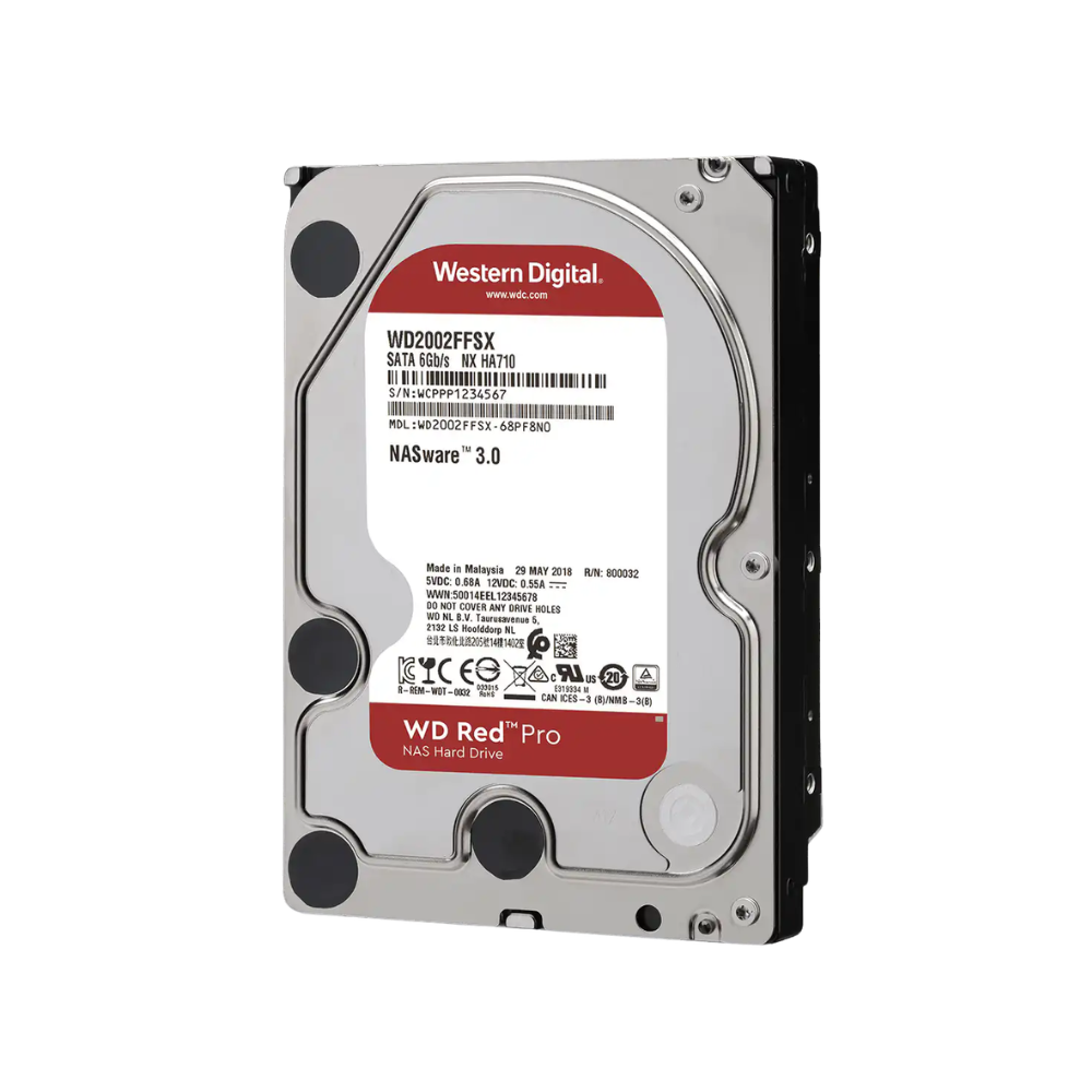 Hd Para Servidor Nas 6tb Western Digital Wd Red Pro Sata III 6gb/S 256mb - WD6005FFBX