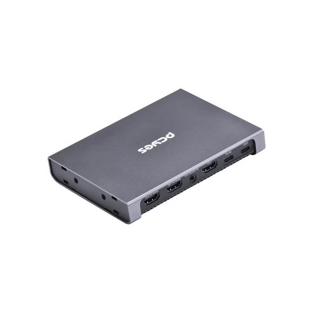 Placa De Captura de Vídeo Portátil 4k PCYes Lynx Usb Tipo C Hdmi Dual - UHD-03