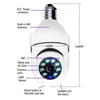 Câmera De Vigilância Ip Durawell Lampada HD Wi-fi Branca - 8177QJ