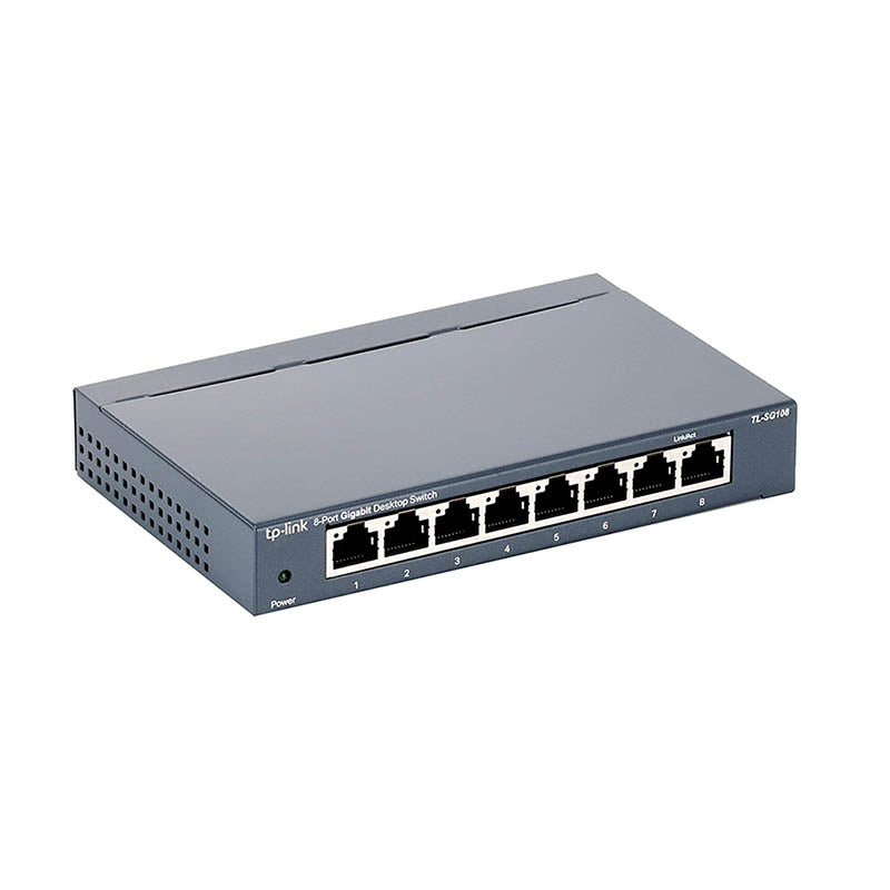 Switch 08 Portas Gigabit 10/100/1000 Mbps Tp-Link - Tl-SG108