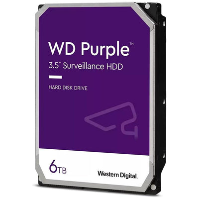 Hd Para Vigilância 6tb Western Digital WD Purple Surveillance Sata3 6gb/s - WD64PURZ