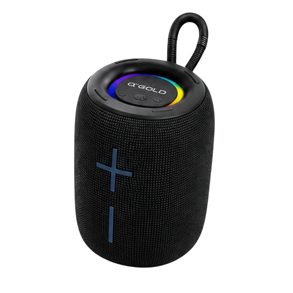 Caixa de Som Mini Portátil Bluetooth aGold Plus 10W RGB  IPX6 - SM-51