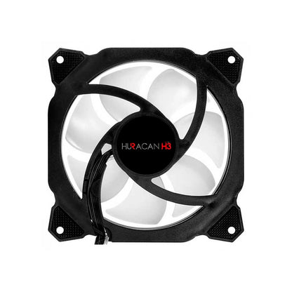 Cooler Fan para Gabinete PCYes Huracan H3 Led RGB 120mm 06 Pinos - PH3RGB120