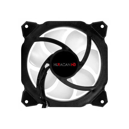 Cooler Fan para Gabinete PCYes Huracan H3 Led RGB 120mm 06 Pinos - PH3RGB120 Truedata