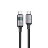 Cabo de Dados Tipo C P/ Tipo C 1m aGold Turbo 100W C/ Display - CB134