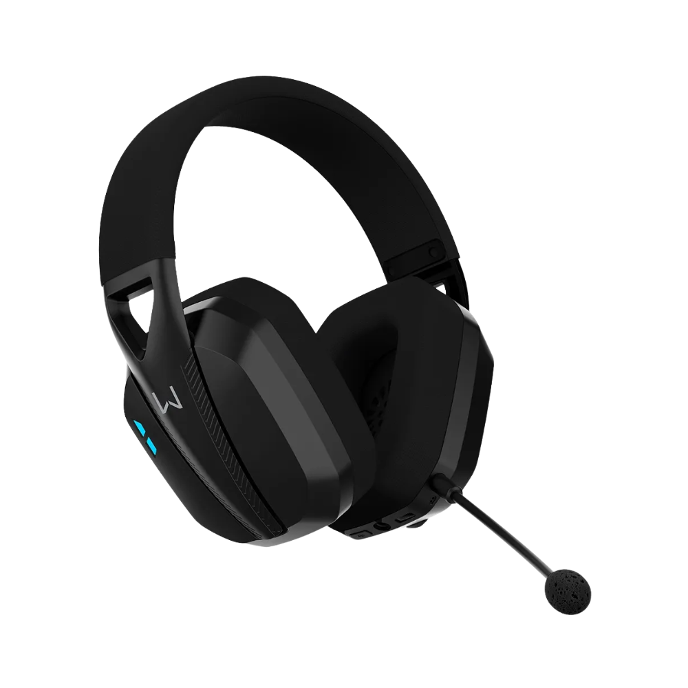Headset Gamer Sem Fio Warrior Tri Mode Wireless Preto - PH704