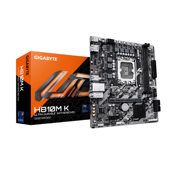 Placa Mae Gigabyte H810M K Ddr5 M-Atx LGA1851 M.2 PCIe 4.0 Hdmi Displayport