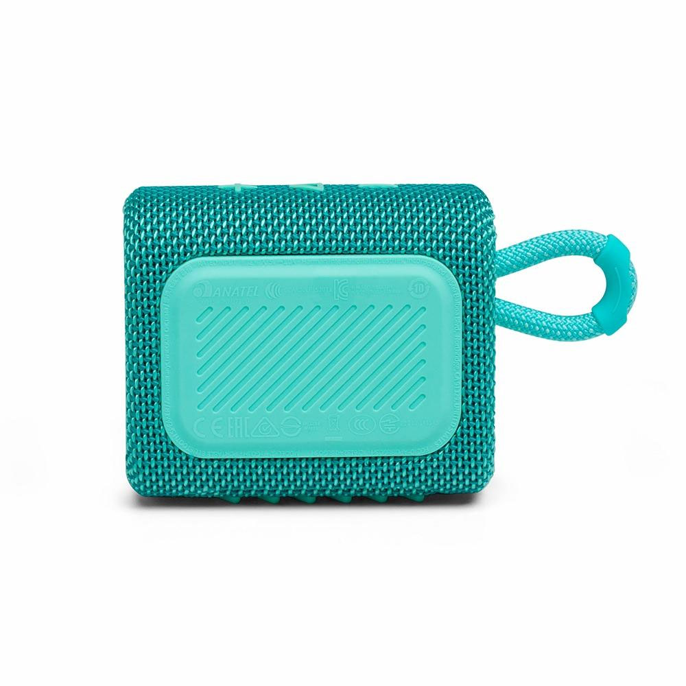 Caixa de Som Portátil Bluetooth JBL GO3 4.2W Verde Azulado
