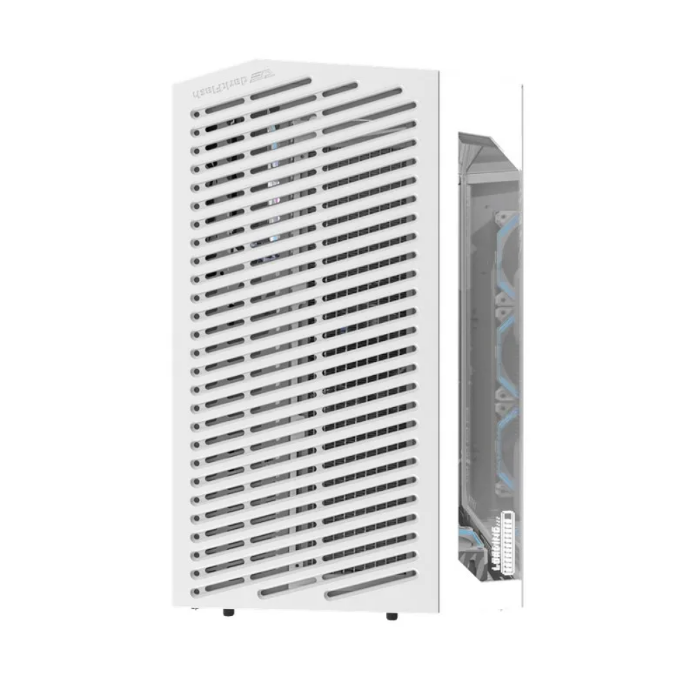 Gabinete Gamer Darkflash Atx DY470 Branco Com Lateral e Frente em Vidro Temperado ARGB - DY470 ARGB White