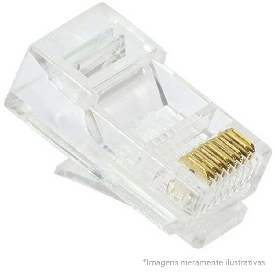 Conector Macho Rj45 Cat6 Aoweixun Orvesion