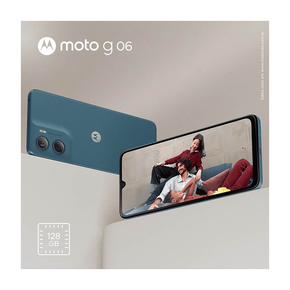 Smartphone Motorola Moto G06 4gb 128Gb Android 15 Azul Marinho - XT2535-1