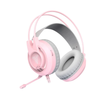 Headset Gamer C/ Fio Fantech Chief II RGB Sakura Edition Rosa - HG20