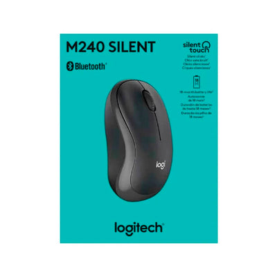 Mouse Sem Fio Logitech M240 Bluetooth Silent Grafite - 910-007113