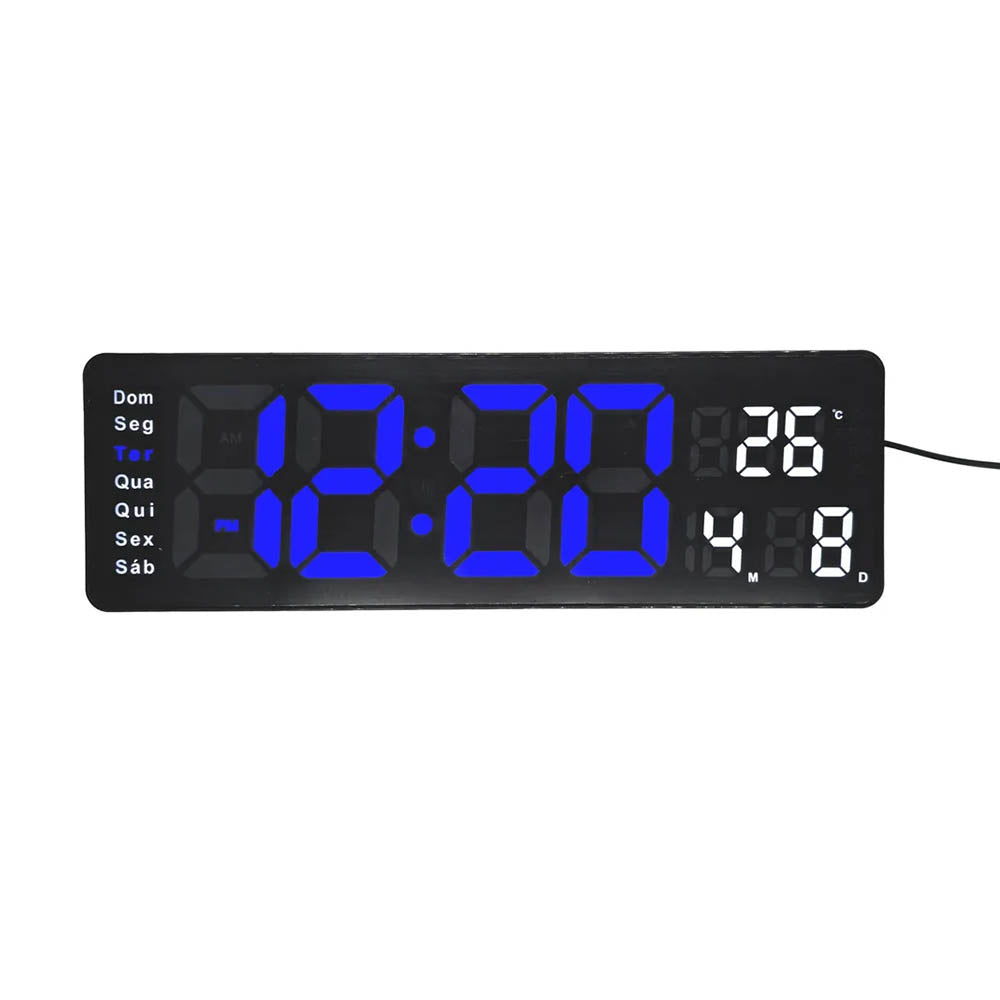 Relogio De Parede Led Digital Lelong - LE-2166