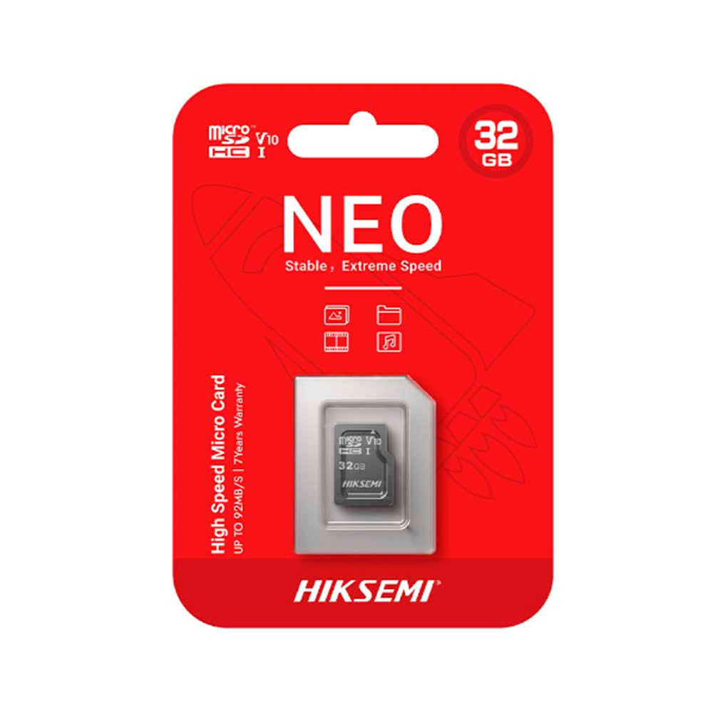 Cartão De Memória 32gb Micro Sd Card Hiksemi Cl10 - HS-TF-C1/32G