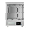 Gabinete Gamer Gamdias Mid Tower Atlas E1 WH Branco Com Lateral em Vidro Temperado +3 Fans ARGB