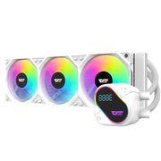 Water Cooler Triple Fan Darkflash p/ Processador White ARGB 360mm  (Intel/AMD) Branco - DO360