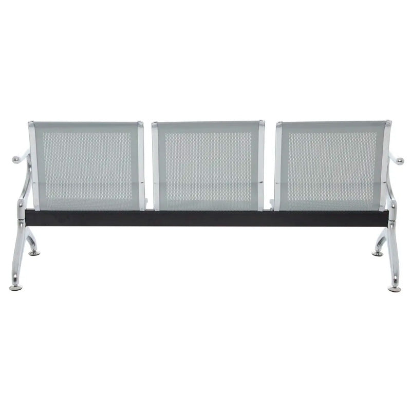 Banco Longarina em Aluminio 3 lugares