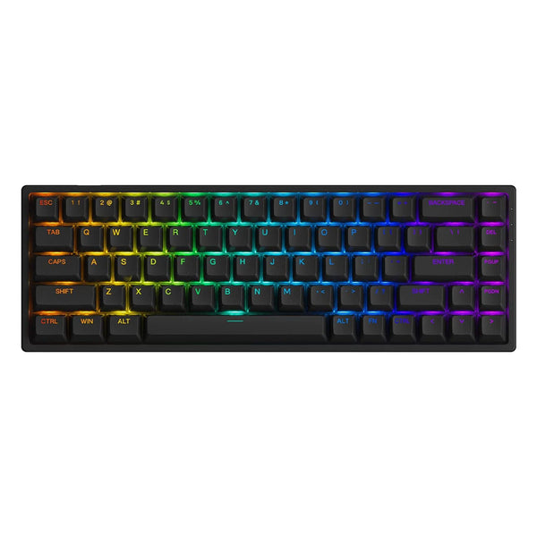 Teclado Gamer Mecanico Akko Asa 3068V2 Switch Jelly Pink RGB Preto