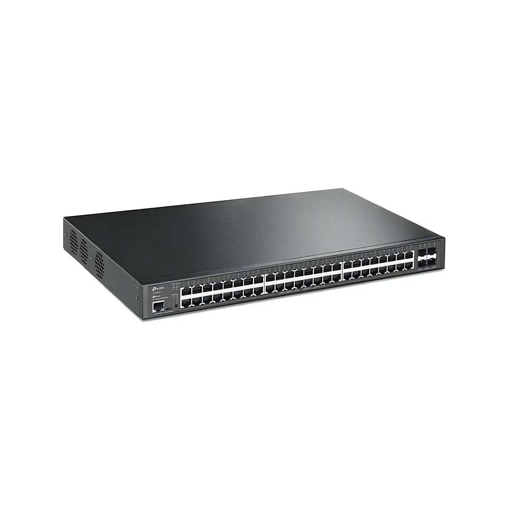 Switch 48 Portas 10/100/1000 Mbps PoE 500W + 04 SFP 10G TP-Link - TL-SG3452XP