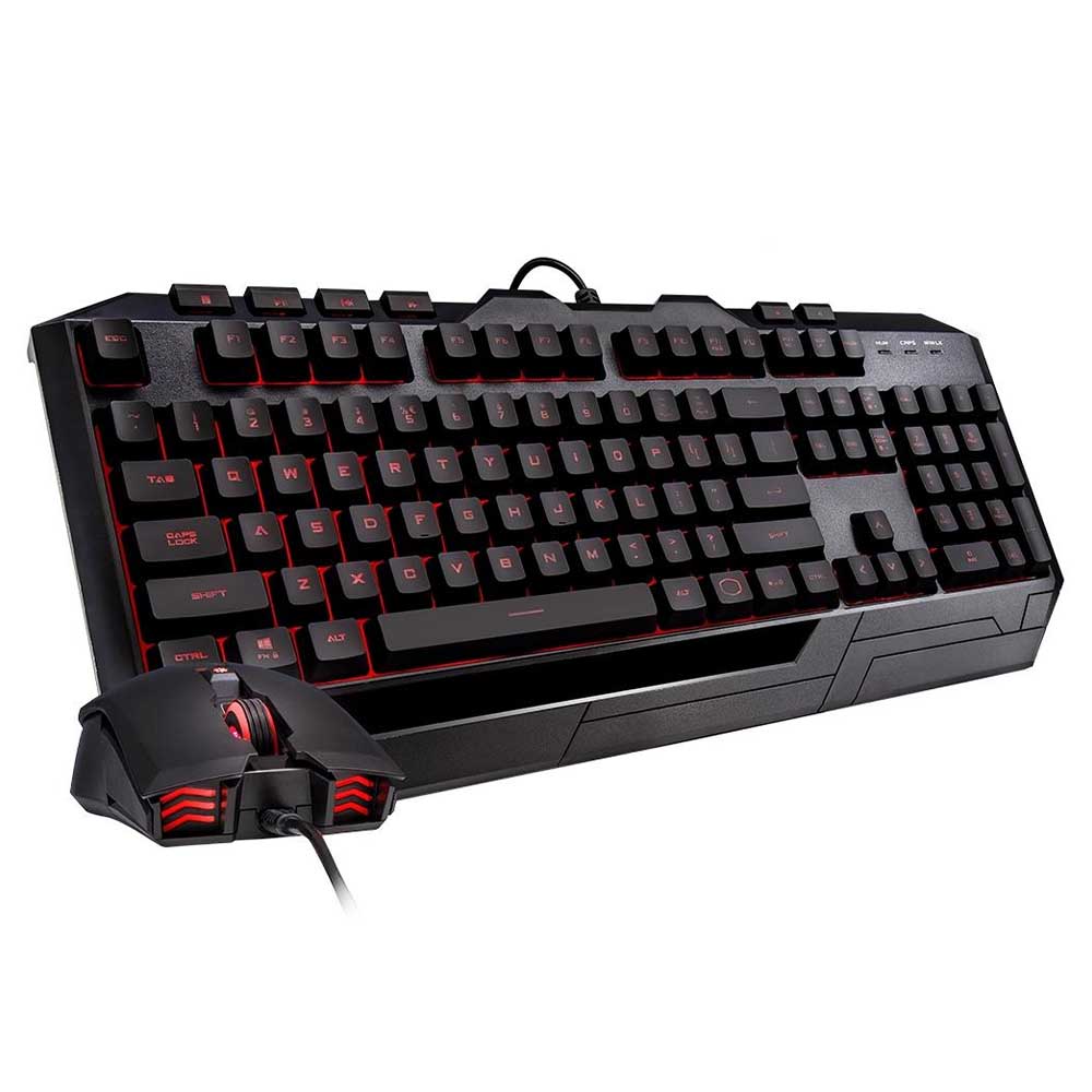 Kit Gamer Cooler Master Teclado E Mouse RGB Com Fio Devastator - SGB-3001-KKMF1-BR