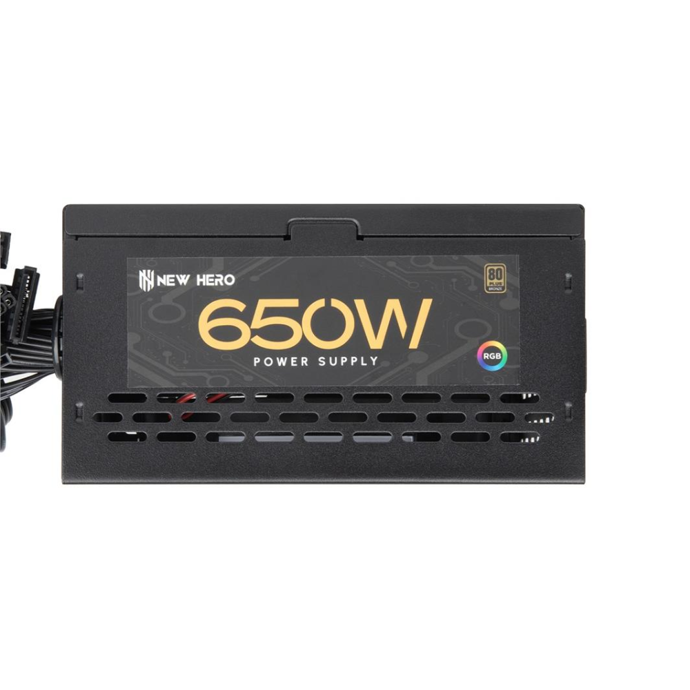 Fonte New Hero Tesla RGB 650W Preta - 18715