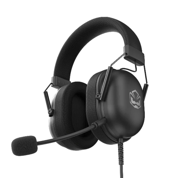 Headset Gamer PCYes Kamar Black Vulcan Usb C/ Mic Destacável Preto - HGKM50BV