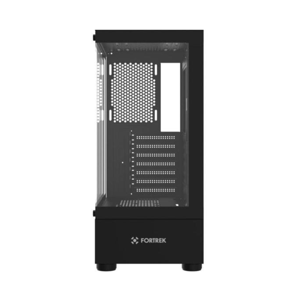 Gabinete Gamer Fortrek Mid Tower Crystal C/ Lateral Em Vidro Temperado Preto - 86948