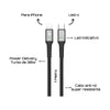 Cabo de Dados Tipo C P/ Lightning 1m aGold Turbo PD 30W - CB18