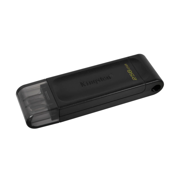 Pen Drive 256gb USB Tipo C 3.2 Kingston DataTravaler 70  Preto - DT70/256GB