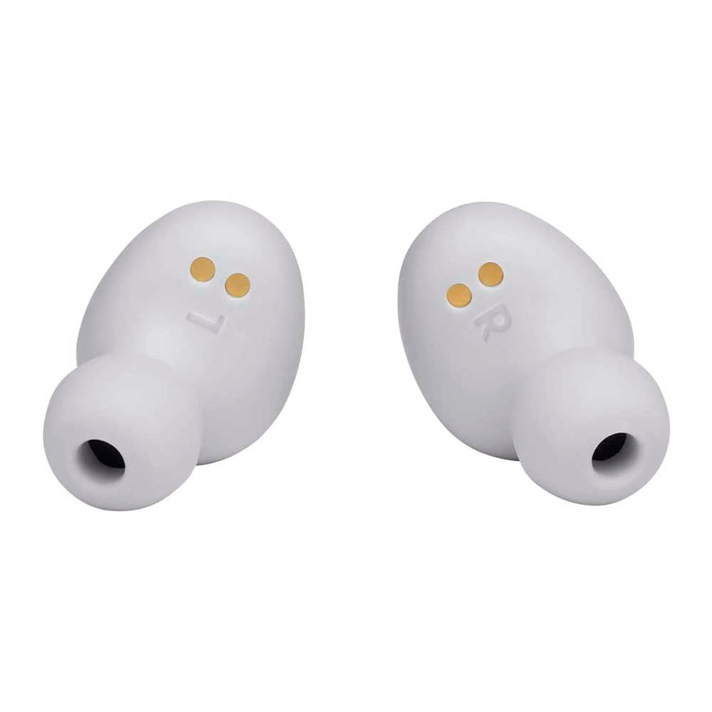 Fone De Ouvido Bluetooth JBL Dots Tune 115 TWS Branco C/ Estojo Carregador
