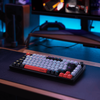 Teclado Gamer Mecanico PCYes Arkeum 75% Black Vulcan - Switch Red -AKBV75RBR