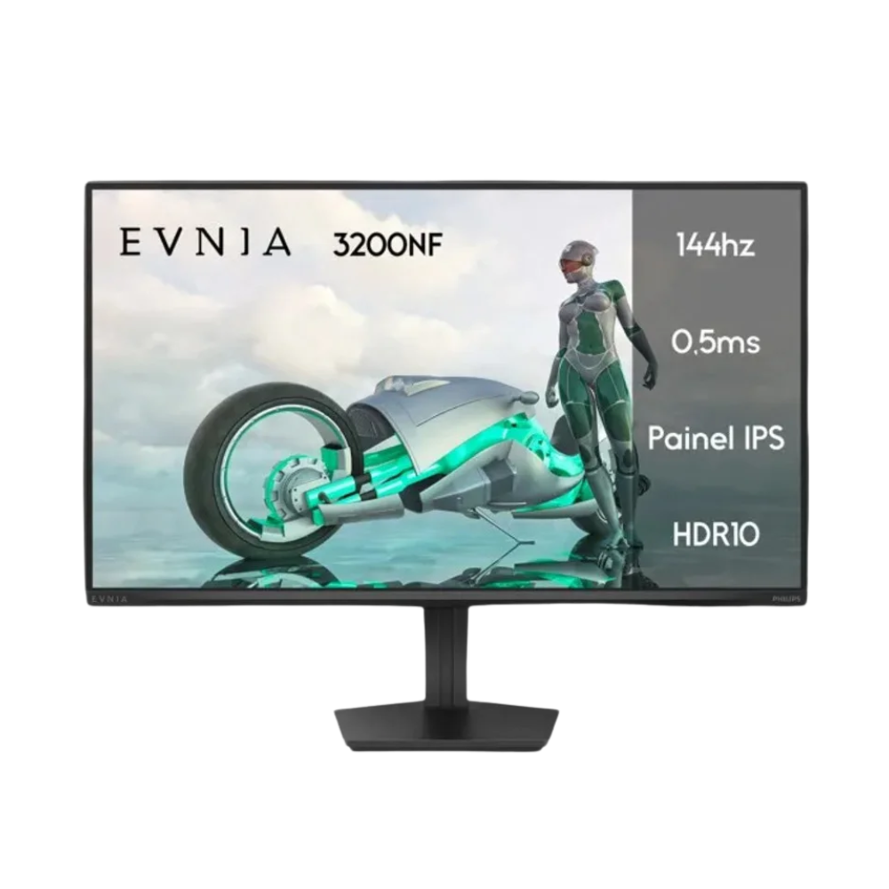 Monitor Gamer 23.8 Pols Philips Evnia 144hz 0.5ms Full HD Hdmi DisplayPort Preto -  24M2N3200