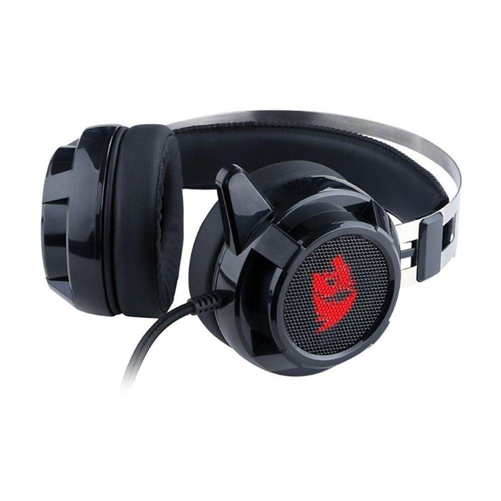 Headset Gamer Redragon Siren 2 7.1 USB Preto e Vermelho - H301USB-1