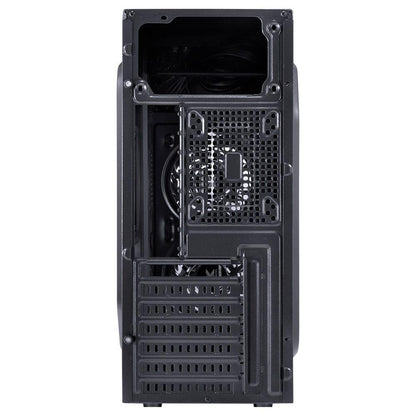 Gabinete Gamer VX Gaming Crater Com Lateral em Acrílico C/ 2x Fan 120mm Led Red - 29834