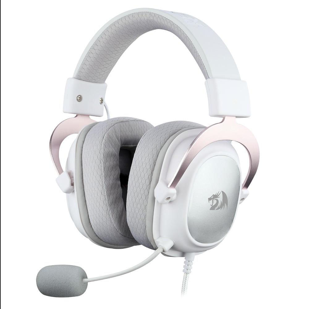 Headset Gamer Redragon Hero P3 RGB Branco - H530-W