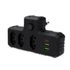 Extensor C/ 3 Tomadas de Energia + 2 Usb 2.1A + 1 Usb-C PD 10A Coibeu C/ Interruptor