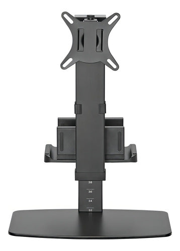 Suporte de Mesa Fixo para Monitor 17" a 32" Vertical PCYes - SMD-100