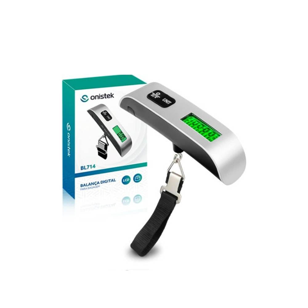 Balança Digital de Mão Para Bagagem Onistek - Até 50kg - ON-BL714 Truedata
