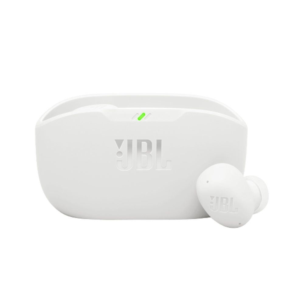 Fone De Ouvido Bluetooth JBL Intra Auricular TWS Wave Buds 2 IP54 Branco