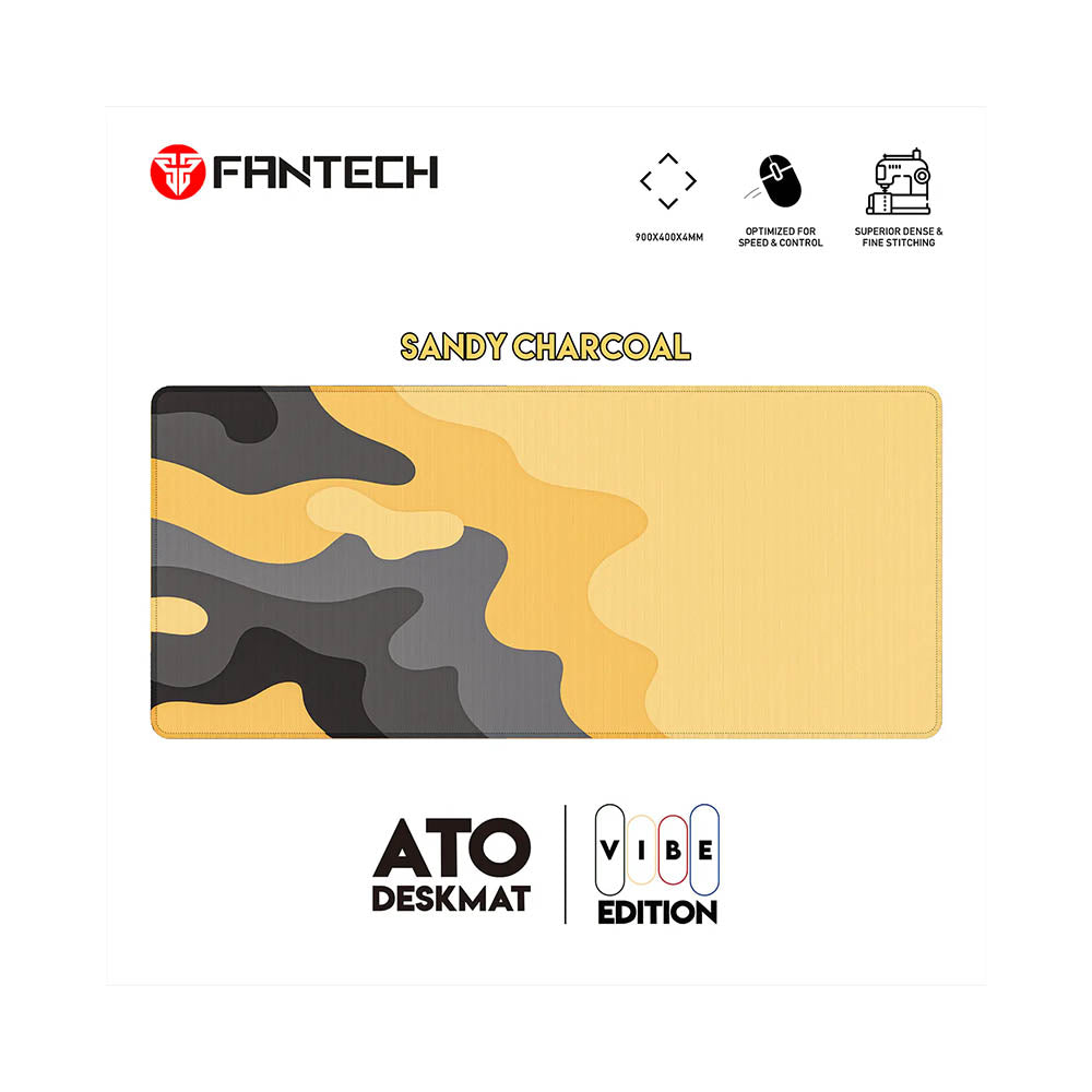 Mousepad Gamer Fantech Sandy Charcoal EXG Preto 900X400mm - MP905