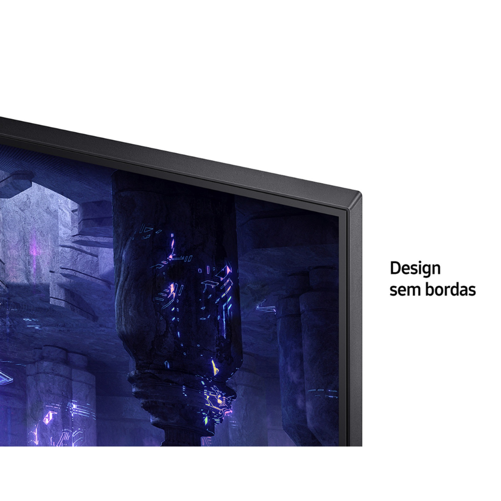 Monitor Gamer Led 24 Pols Samsung Odyssey G30 Full Hd 1920 x 1080 144Hz Hdmi/Displayport 1ms - LS24BG300ELMZD