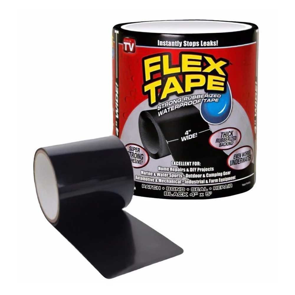 Fita Adesiva Para Reparos Flex Tape Preta - Truedata