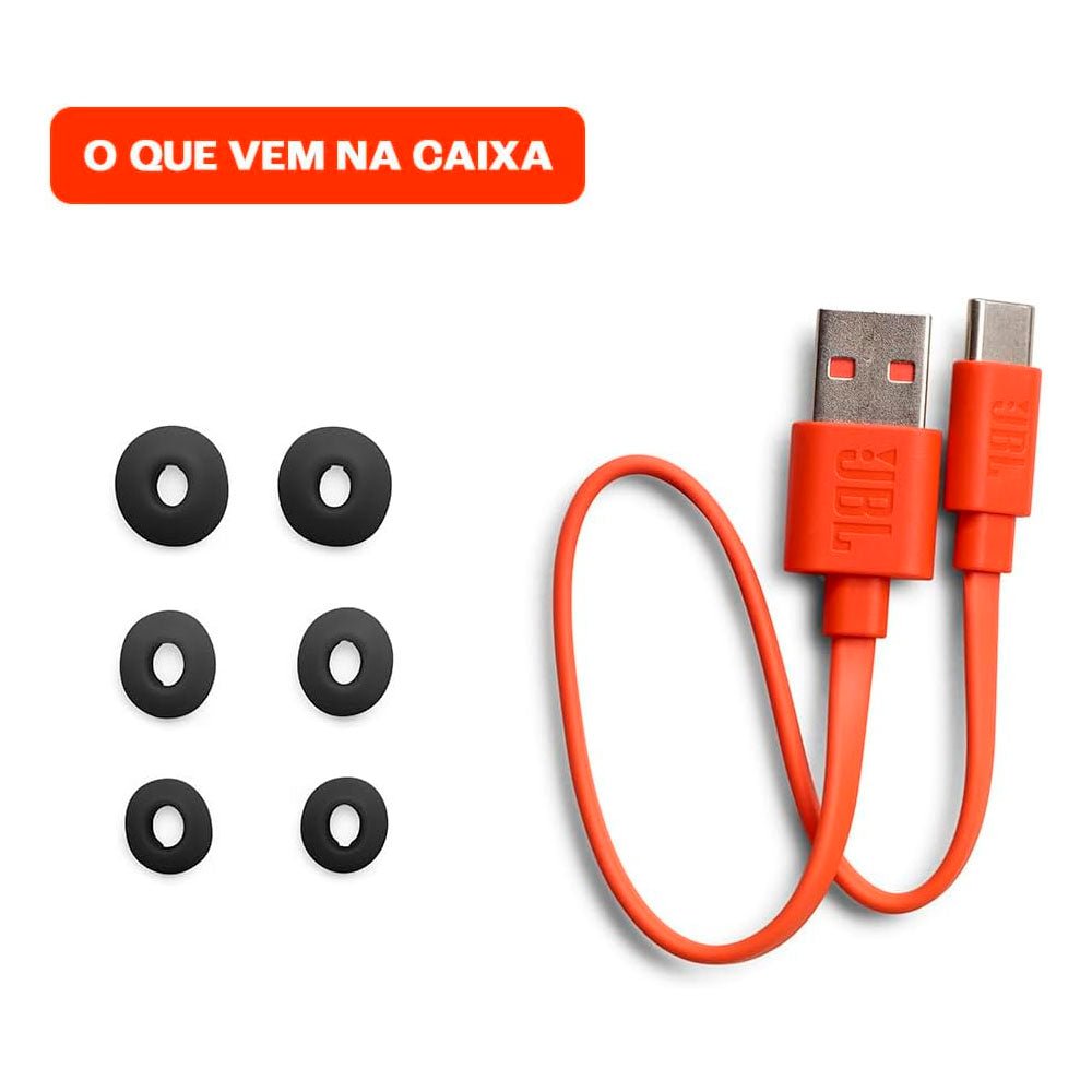 Fone De Ouvido Bluetooth JBL Intra Auricular TWS Wave Buds IPX2 Preto - Truedata