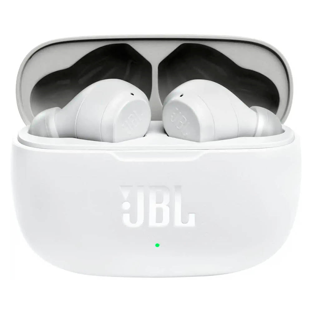 Fone De Ouvido Bluetooth JBL Intra Auricular Wave 200 TWS IPX2 Branco - Truedata